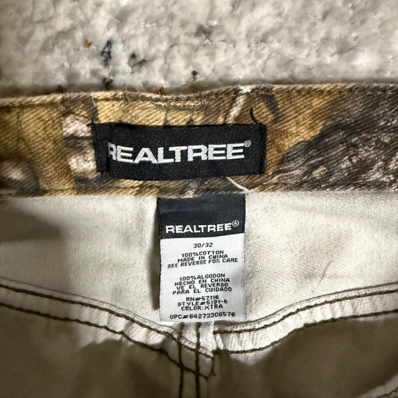 Realtree Camo Cargo Pants Mens 30x32 Real Tree Extra Style XTRA Durable Cotton - Picture 5 of 7